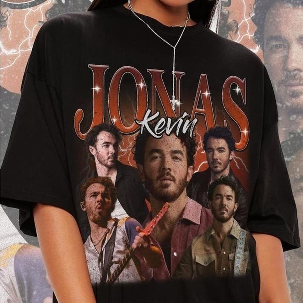 Kevin Jonas 90S Shirt Kevin Jonas T-Shirt Kevin Jonas Shirt 1 - Picture 1 of 4